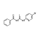 CAS 登录号：31430-37-2， N-[(5-溴-2-吡啶基)硫代氨基甲酰]苯甲酰胺