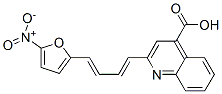 CAS 登录号：31432-65-2， 2-[(1E,3E)-4-(5-硝基呋喃-2-基)丁-1,3-二烯基]喹啉-4-羧酸