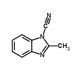 CAS 登录号：31462-71-2， 2-甲基苯并咪唑-1-甲腈