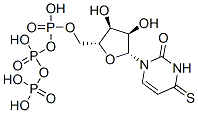 CAS 登录号：31556-28-2， [(2R,3S,4R,5R)-3,4-二羟基-5-(2-氧代-4-巯基嘧啶-1-基)四氢呋喃-2-基]甲基(羟基-膦酰氧基磷酰)磷酸氢酯