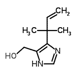 CAS 登录号：316148-59-1， [4-(2-甲基-3-丁烯-2-基)-1H-咪唑-5-基]甲醇