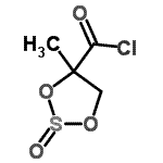 CAS#: 316373-89-4， 4-Methyl-1,3,2-Dioxathiolane-4-Carbonyl Chloride 2-Oxide