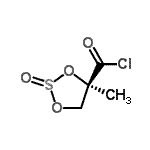 CAS 登录号：316373-90-7， (4R)-4-甲基-1,3,2-二恶噻戊环-4-甲酰氯2-氧化物