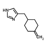 CAS 登录号：317338-58-2， 4-[(4-亚甲基环己基)甲基]-1H-咪唑