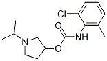 CAS 登录号：31772-86-8， (1-丙-2-基吡咯烷-3-基)N-(2-氯-6-甲基苯基)氨基甲酸酯