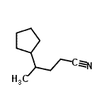 CAS 登录号：317807-28-6， 4-环戊基戊腈