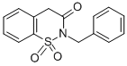 CAS 登录号：31848-20-1， 1,1-二氧代-2-(苯基甲基)-4H-苯并[e]噻嗪-3-酮