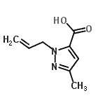 CAS 登录号：319474-61-8， 1-烯丙基-3-甲基-1H-吡唑-5-羧酸