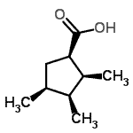 CAS 登录号：319475-00-8， (1R,2S,3S,4S)-2,3,4-三甲基环戊烷羧酸