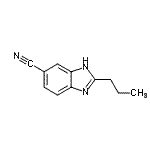 CAS 登录号：319916-65-9， 2-丙基-1H-苯并咪唑-5-甲腈