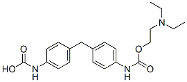 CAS 登录号：32022-53-0， 2-二乙基氨基乙基N-[4-[[4-(2-二乙基氨基乙氧羰基氨基)苯基]甲基]苯基]氨基甲酸酯