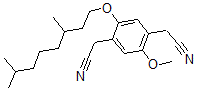 CAS#: 320580-51-6， 2-[4-(Cyanomethyl)-2-(3,7-dimethyloctoxy)-5-methoxyphenyl]acetonitrile