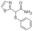 CAS 登录号：32081-51-9， 2-苯基硫基-2-(1,3-噻唑-2-基)乙酰胺