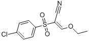 结构式 CAS# 32083-27-5, 2-((4-氯苯基)磺酰基)-3-乙氧基丙-2-烯腈