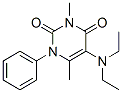 CAS 登录号：32150-38-2， 5-二乙基氨基-3,6-二甲基-1-苯基嘧啶-2,4-二酮