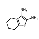 CAS 登录号：321579-29-7， 4,5,6,7-四氢-1-苯并噻吩-2,3-二胺