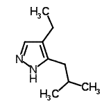 CAS 登录号：321864-90-8， 4-乙基-5-异丁基-1H-吡唑
