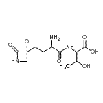 CAS 登录号：32190-57-1， (2S)-2-[[2-氨基-4-(3-羟基-2-氧代-氮杂环丁-3-基)丁酰基]氨基]-3-羟基-丁酸