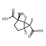 CAS 登录号：321903-59-7， (1S,2R,5S,6S)-2-氨基-6-氟双环[3.1.0]己烷-2,6-二甲酸