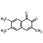 CAS 登录号：32249-79-9， 3,6,7-三甲基-1,2-萘二酮