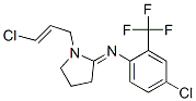 CAS 登录号：32280-73-2， 1-[(E)-3-氯丙-2-烯基]-N-[4-氯-2-(三氟甲基)苯基]吡咯烷-2-亚胺