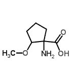 CAS 登录号：32379-31-0， 1-氨基-2-甲氧基环戊烷羧酸