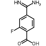 CAS 登录号：324002-02-0， 4-甲脒基-2-氟苯甲酸