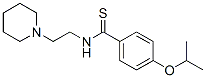 CAS 登录号：32412-06-9， N-(2-哌啶-1-基乙基)-4-丙-2-基氧基苯硫代甲酰胺