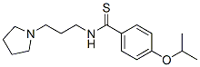 CAS#: 32412-18-3， 4-Propan-2-Yloxy-N-(3-Pyrrolidin-1-Ylpropyl)Benzenecarbothioamide