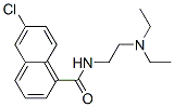 CAS 登录号：32421-47-9， 6-氯-N-(2-二乙基氨基乙基)萘-1-甲酰胺
