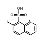 CAS 登录号：32435-64-6， 7-碘-8-喹啉磺酸