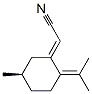 CAS 登录号：324538-21-8， (2E)-[(5R)-5-甲基-2-(异亚丙基)环己基亚基]-乙腈