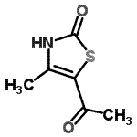 CAS 登录号：32497-14-6， 5-乙酰基-4-甲基-1,3-噻唑-2(3H)-酮