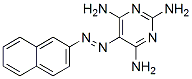CAS 登录号：32524-44-0， 5-萘-2-基偶氮嘧啶-2,4,6-三胺
