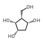 CAS 登录号：325480-57-7， (1S,2R,3R,4R)-3-(羟基甲基)-1,2,4-环戊烷三醇