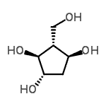CAS 登录号：325480-60-2， (1S,2S,3R,4S)-3-(羟基甲基)环戊烷-1,2,4-三醇