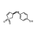CAS 登录号：325984-63-2， 4-[(1,1-二氧代-2,3-二氢-3-噻吩基)氨基]苯酚
