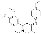 CAS 登录号：32616-23-2， 2-[(9,10-二甲氧基-3-甲基-1,3,4,6,7,11B-六氢吡啶并[2,1-a]异喹啉-2-亚基)氨基]氧基-N,N-二乙基乙胺