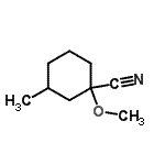 CAS 登录号：326487-76-7， 1-甲氧基-3-甲基环己烷甲腈