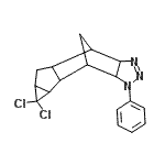CAS 登录号：3265-86-9， 4,4-二氯-12-苯基-10,11,12-三氮杂五环[6.5.1.02,7.03,5.09,13]十四碳-10-烯