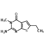 CAS#: 328004-11-1， 2-Amino-6-Ethyl-3-Methylthieno[2,3-d]Pyrimidin-4(3H)-One