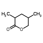 CAS 登录号：3290-57-1， 3,5-二甲基四氢-2H-吡喃-2-酮