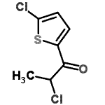CAS 登录号：329076-93-9， 2-氯-1-(5-氯-2-噻吩基)-1-丙酮