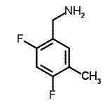CAS 登录号：329314-63-8， 1-(2,4-二氟-5-甲基苯基)甲胺