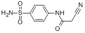 结构式 CAS# 32933-40-7, 2-氰基-N-(4-氨基磺酰基-苯基)-乙酰胺