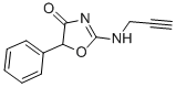 CAS 登录号：32962-46-2， 5-苯基-2-(丙-2-炔基氨基)-1,3-恶唑-4-酮