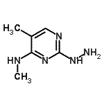CAS 登录号：329783-11-1， 2-肼基-N,5-二甲基-4-嘧啶胺
