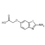 CAS 登录号：329904-53-2， [(2-氨基-1,3-苯并噻唑-6-基)氧基]乙酸
