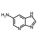 CAS 登录号：329946-99-8， 1H-咪唑并[4,5-b]吡啶-6-胺