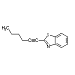 CAS 登录号：330436-78-7， 2-(1-己炔-1-基)-1,3-苯并噻唑